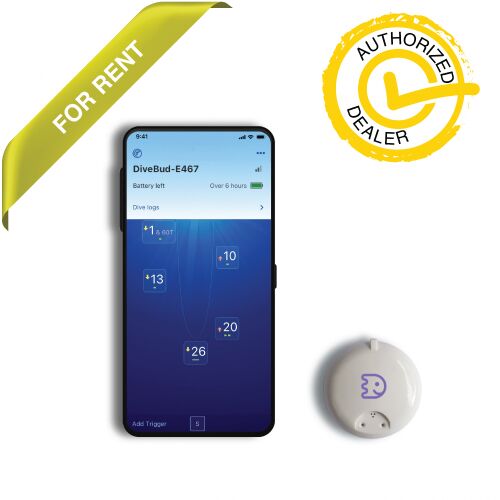 DiveBud – freediving computer with acoustic feedback for rent